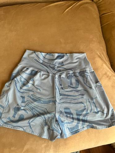 Gymshark Jacquard Blue Shorts