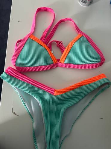 Vibrant Bathing Suit Set