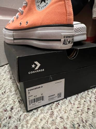 Converse Orange Shoes