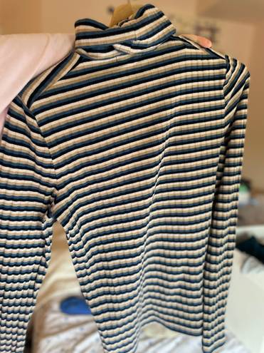 Madewell Striped  Turtleneck