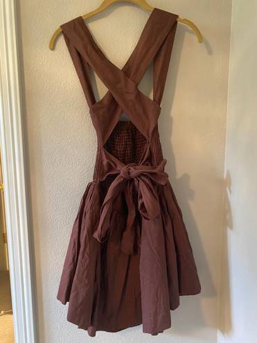 Peppermayo Brown Mini Dress