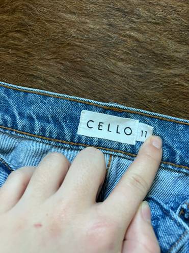 Cello High Rise Ripped Jeans