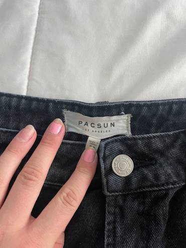 PacSun Black Denim Skirt