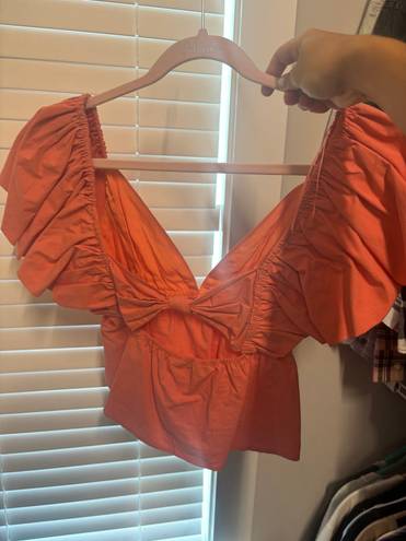 Boutique Orange Top