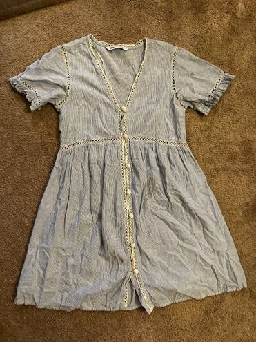 ZARA Blue Sundress