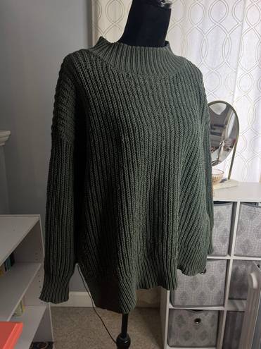 Aerie Pullover Chunky Knit Oversized Sweater