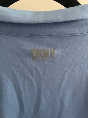 DKNY Blue Athletic Collared Tee