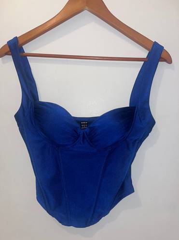 Corset Top Royal Blue