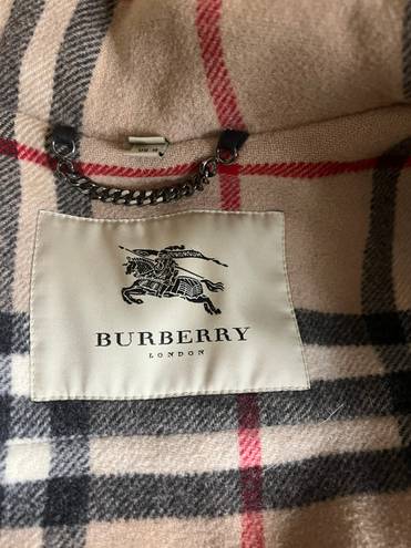 Burberry Women's  London Gray Coat Size 8