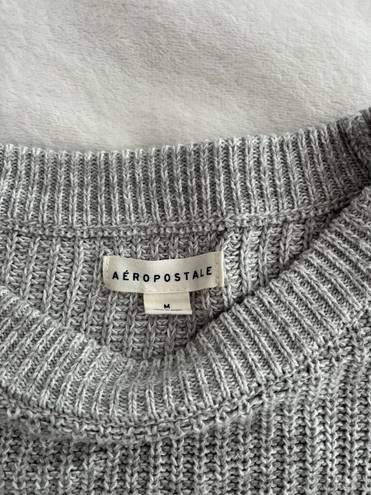 Aeropostale Cropped Grey  Sweater