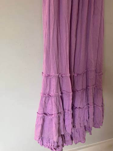 Free People Purple Extratropical Maxi Dress