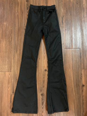 Edikted Black Leather Pants