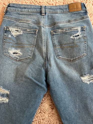 American Eagle Ripped Mom Jeans