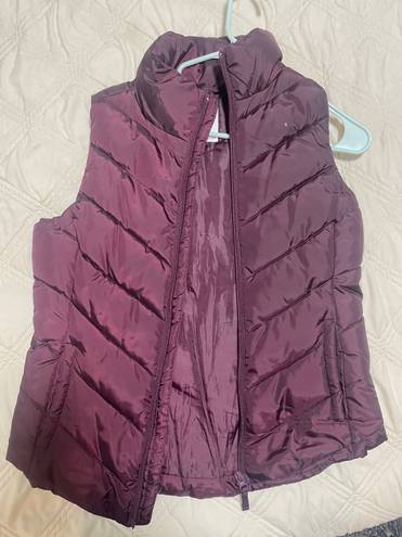 SO Purple Puffer Vest