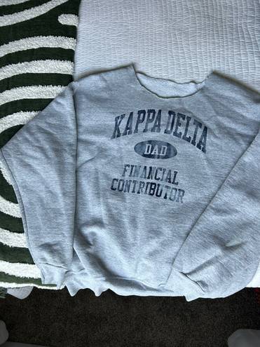 Kappa cut neck  delta sweatshirt