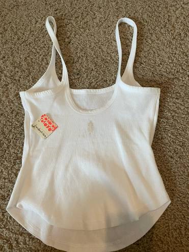 Free People White Tanktop