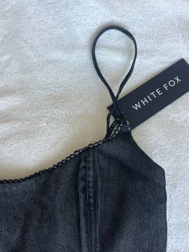 White Fox Boutique White Fox Denim Bustier Top