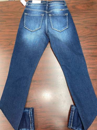 KanCan USA NWT KanCan Maurices High Rise Crop Distressed Denim Jeans Size 23x25