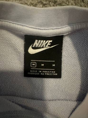 Nike Light Blue Cropped Crewneck