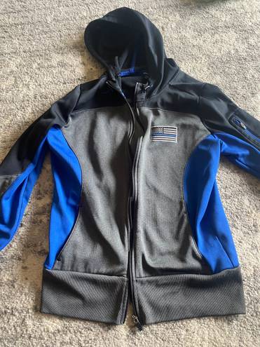 Sport-tek Thin Blue Line Women’s Zip Up