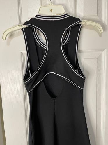 Hollister Black and White Sleeveless Racerback Bodycon Dress size XS