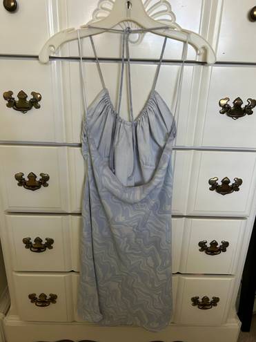 Abercrombie & Fitch Halter Ruched Mini Dress