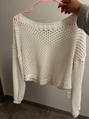 For Your Information Crochet Sweater