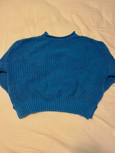 moon&madison Blue Chunky Sweater