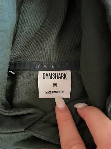 Gymshark Green Cropped Hoodie