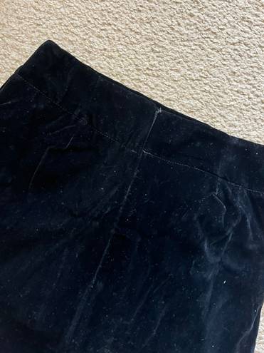 velvet skirt Black