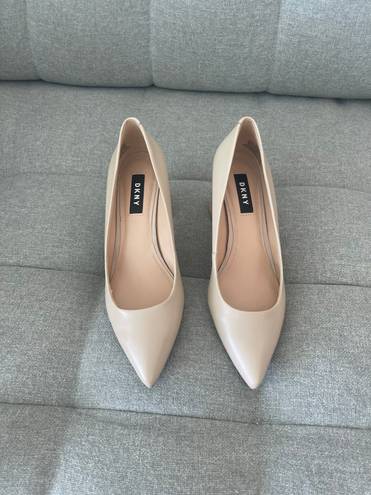 DKNY Nude Pointy Heels