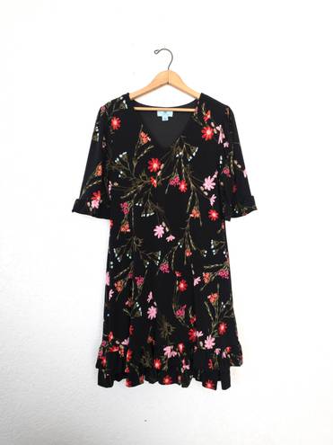 CeCe Floral Shift Dress