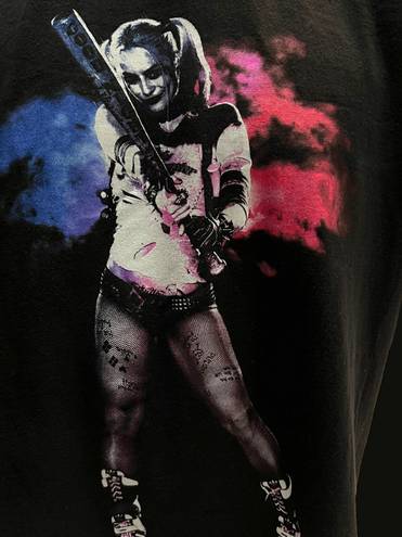 DC Comics Harley Quinn Suicide Squad Black T-Shirt 