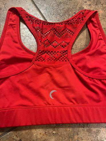 Zyia Active Red Bomber Bra Size M