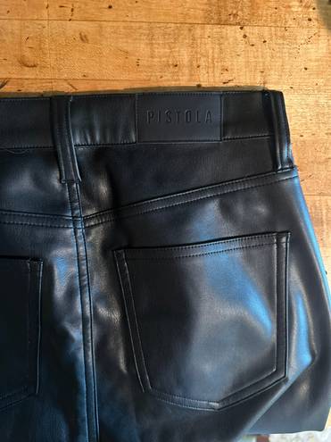 Pistola Cropped Leather Pants