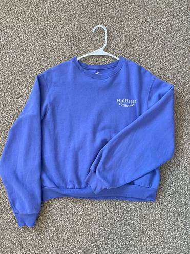 Hollister Purple Sweatshirt