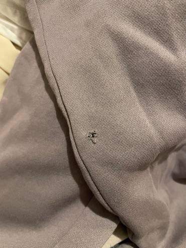 H&M Gray/purple Cropped Sweat Suit