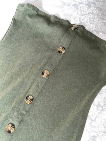 Heart and Hips  Olive Green Dress