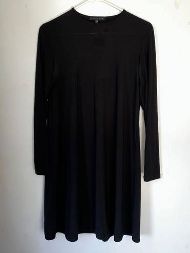 Tiana B . Black Long Sleeve Dress.