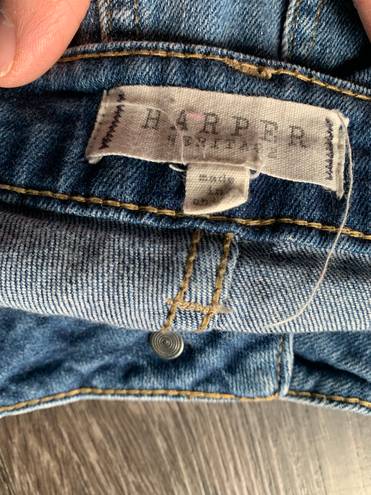 Harper High Rise Straight Denim Jeans