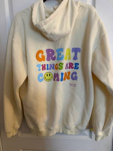 White Fox Boutique white fox great things are coming hoodie