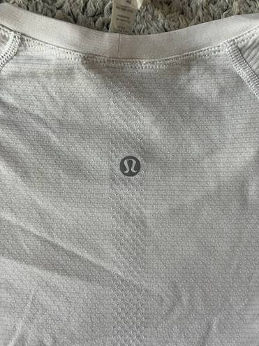 Lululemon White Swiftly Tech Short Sleeve