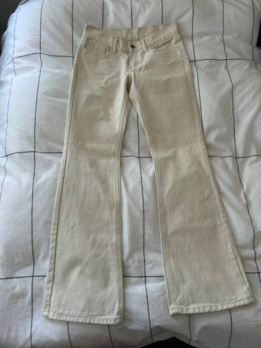 J. Galt Low rise beige jeans