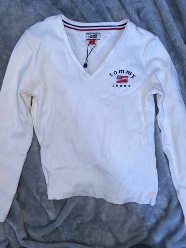 Tommy Hilfiger White Long-sleeve Shirt