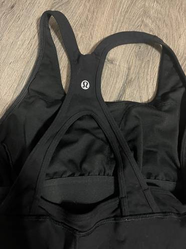 Lululemon Black Tank W Sports Bra