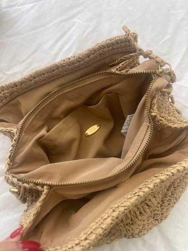 ZARA Raffia Chain Bag