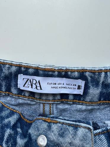 ZARA High Rise Jean Shorts