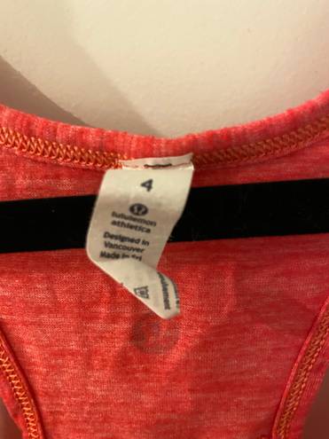 Lululemon Tank Top Red Size 4