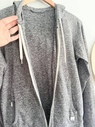 Vuori  | Halo Performance Full Zip Hoodie | Heather Gray | Sz S