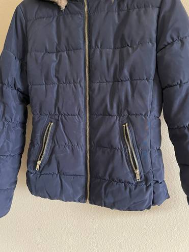 Divided Navy Blue Puffer Jacket 